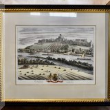 A19. Framed Windsor Castle print 24” x 30”